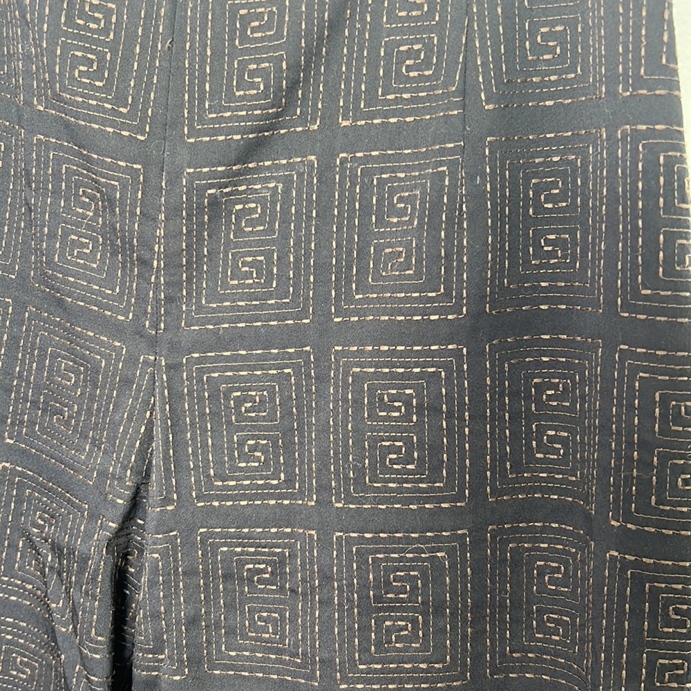 🔹Talbots Embroidered Geometric Pattern Pants - Picture 3 of 5